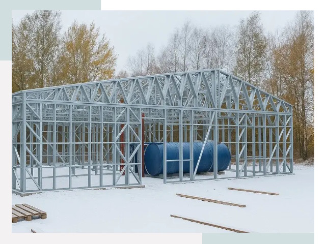 Металлические ангары в Майкопе