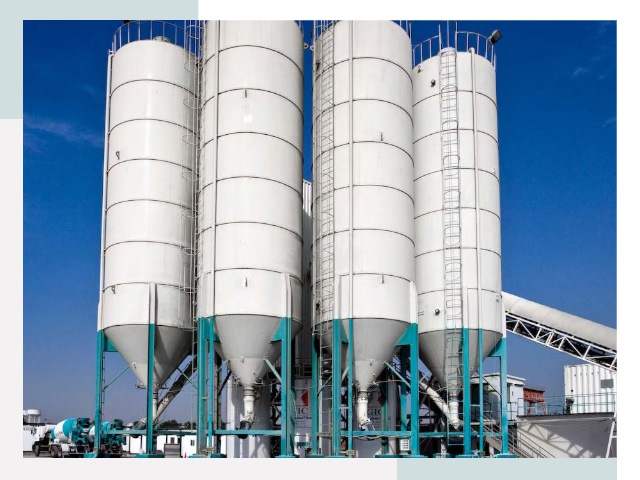 Строительство цементных силосов в Майкопе