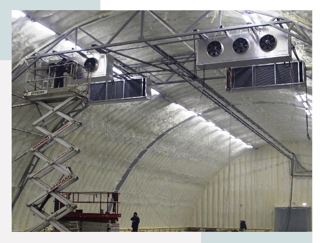 Оснащение ангаров в Майкопе