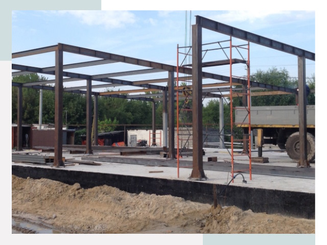 Фундамент для ангаров в Майкопе